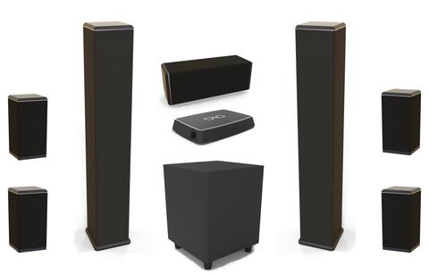 Fully wireless hot sale home theater